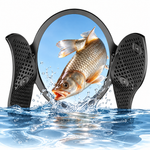 Portable Rectangular Fishing Bucket, Fish & Bait Storage Container with Zippered Lid & Dual Carry Handles